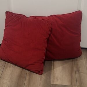 Velour pillows